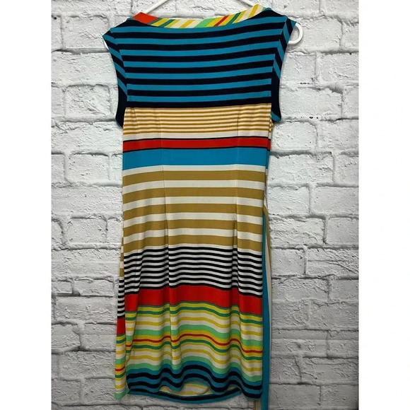 Guess Los Angeles Colorful striped Knee Length dress, size 2. - Picture 5 of 10